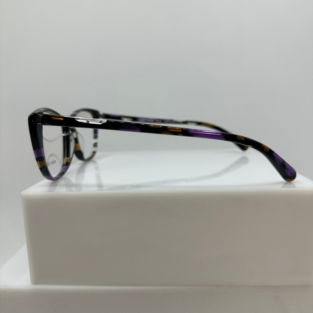 Alain Mikli A03082 012 Purple Stained Glass Womens Butterfly Frames 54-15-140