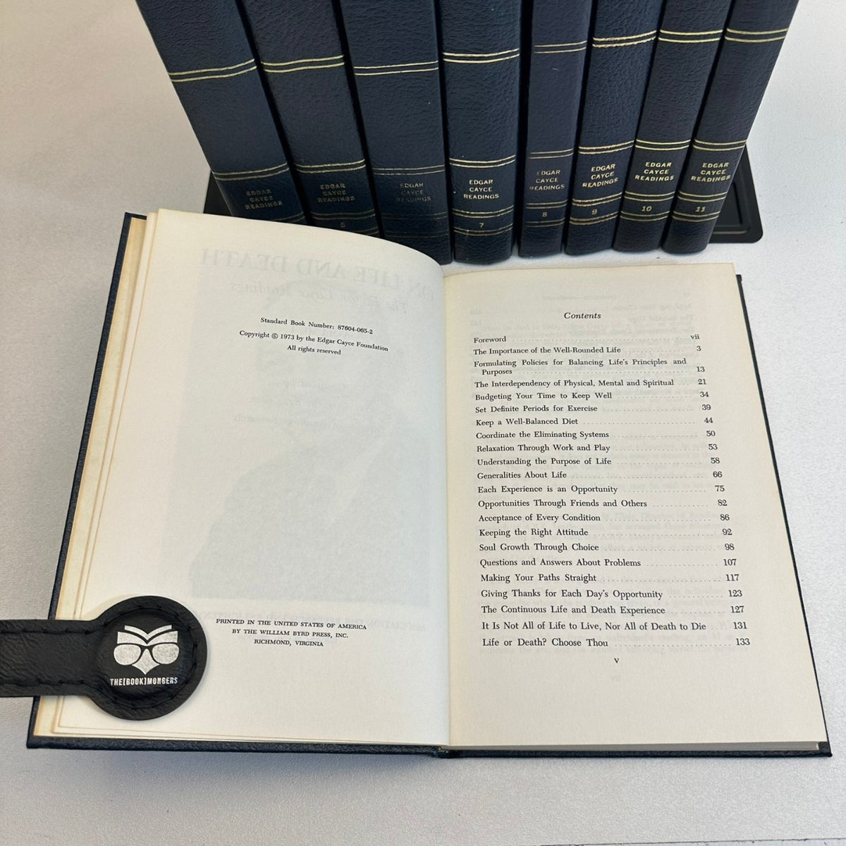 Edgar Cayce Readings 10 Volume Set A.R.E. 1974 Metaphysical Occult