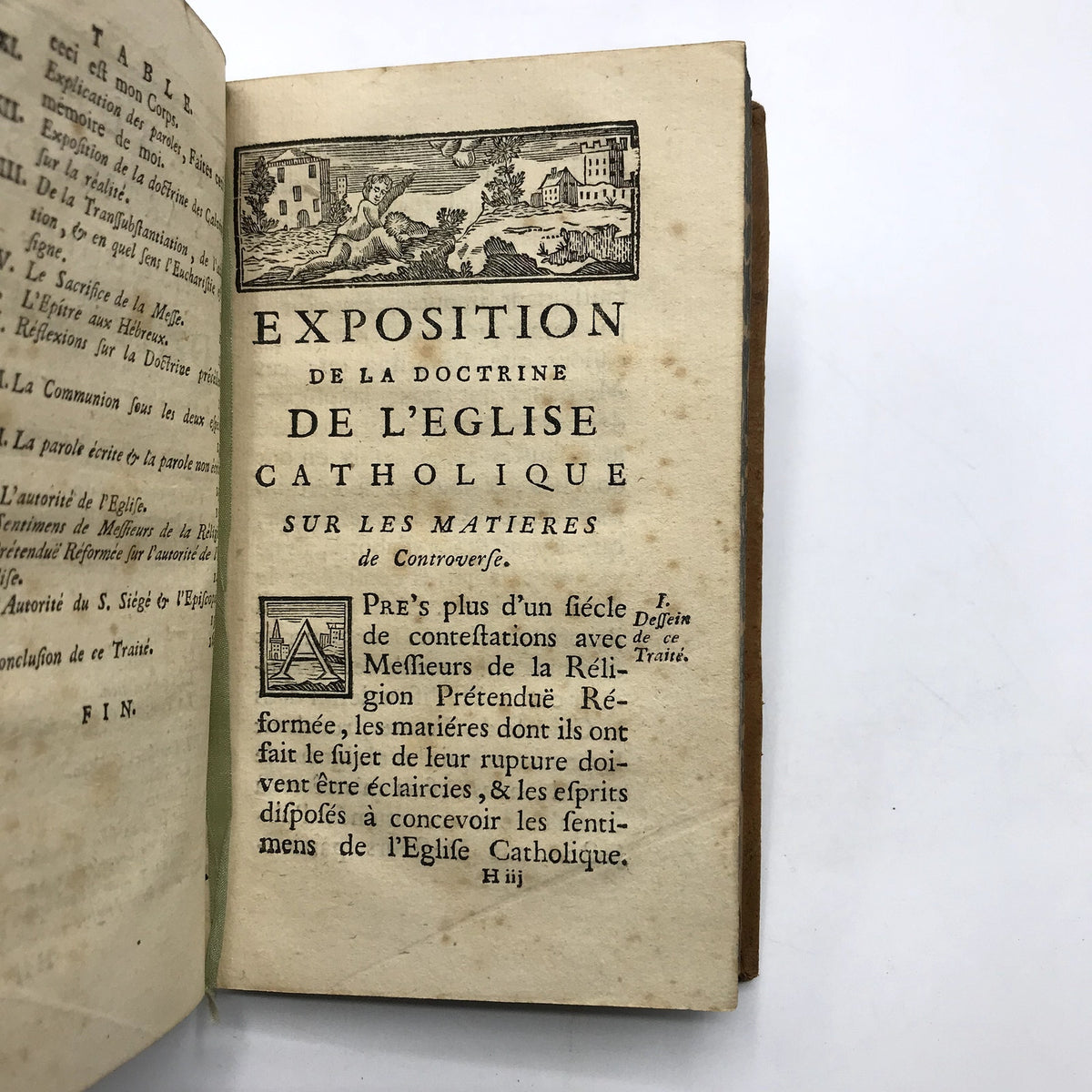 Exposition De La Doctrine De L'eglise Catholique by Bossuet New Edition 1756