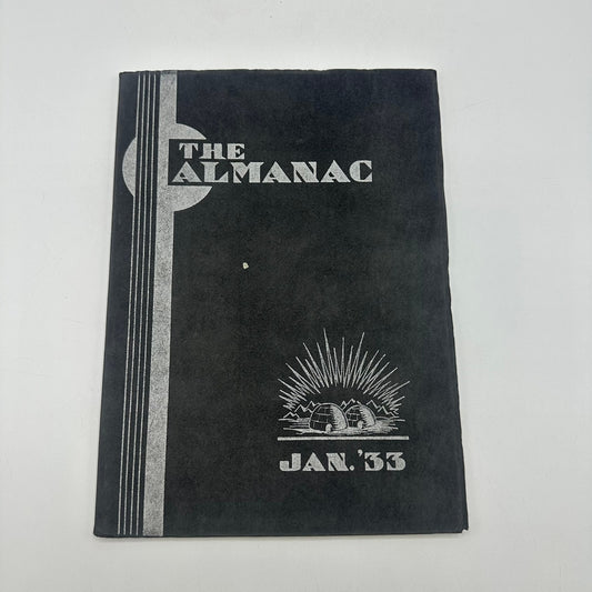 The Almanac January 1933 Franklin High Yearbook Portland OR Historical Memories