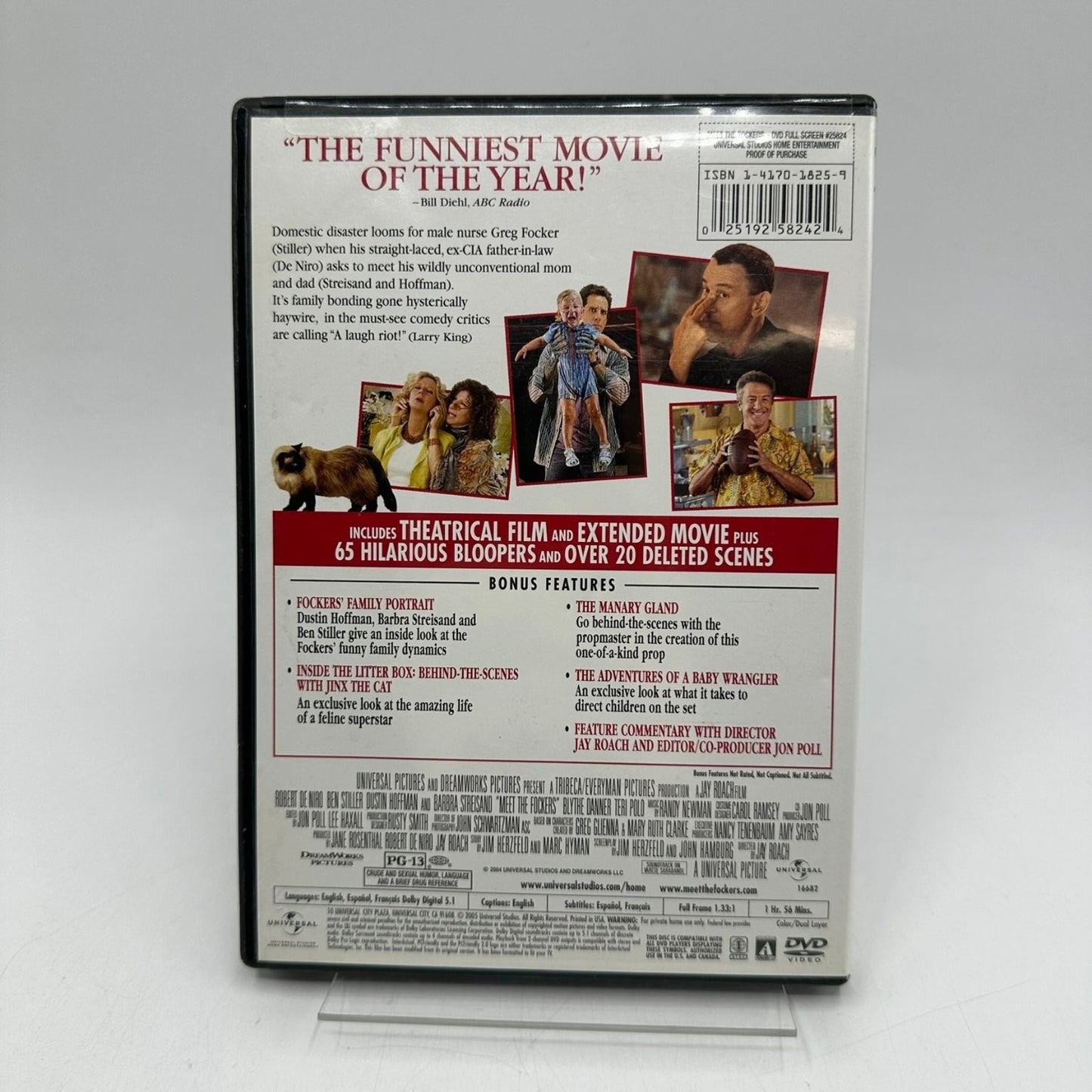 Meet the Fockers DVD 2004 Robert De Niro Ben Stiller Dustin Hoffman Barbra