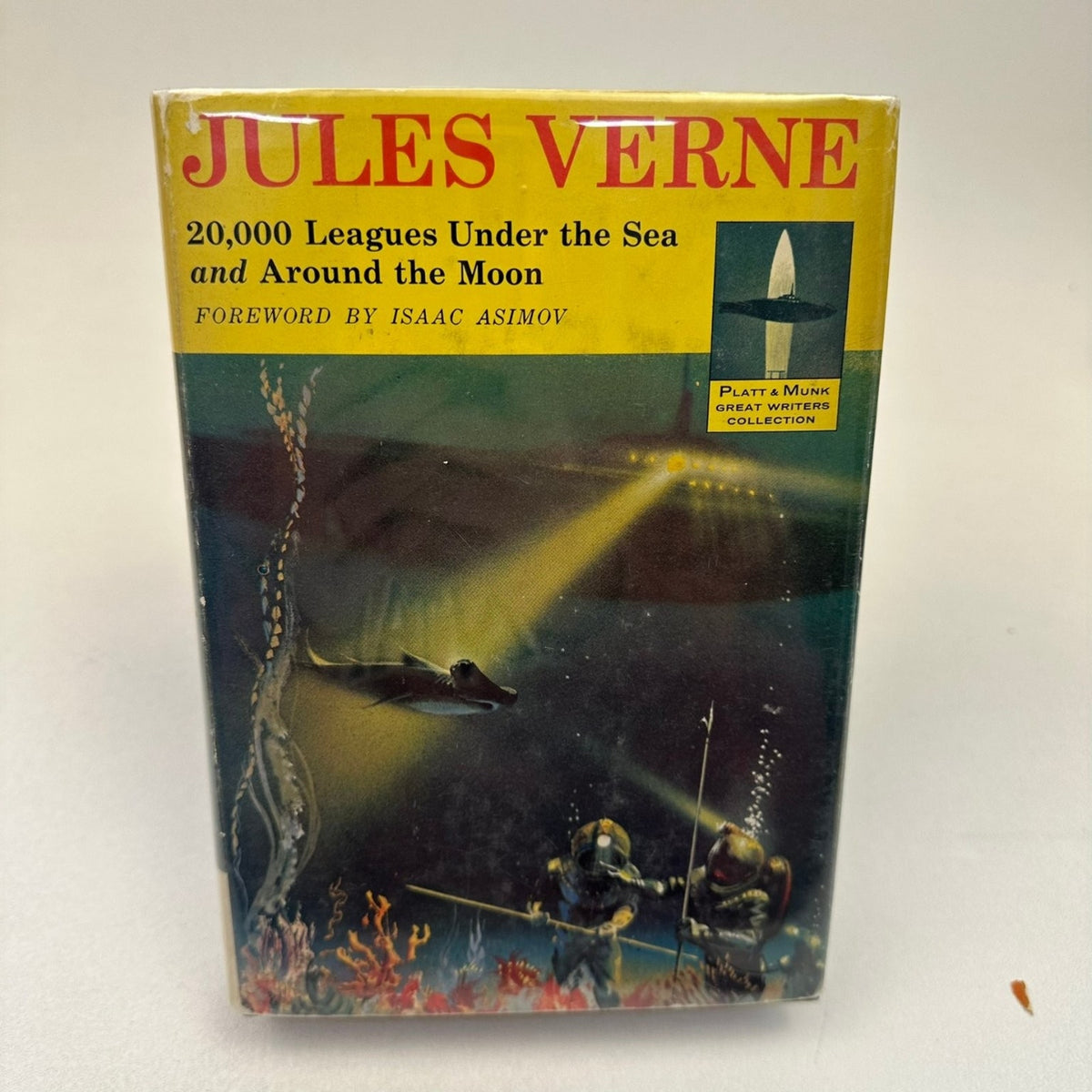 20,000 Leagues Under the Sea & Around the Moon Jules Verne 1965 Platt & Munk