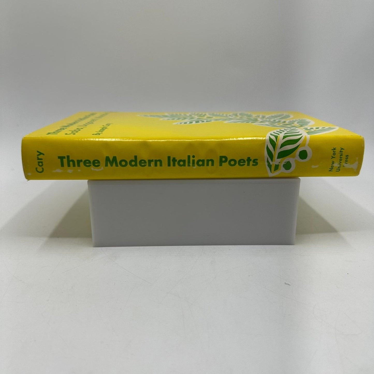 Three Modern Italian Poets Cary 1969 Poetry Comparative Literature NYU Press