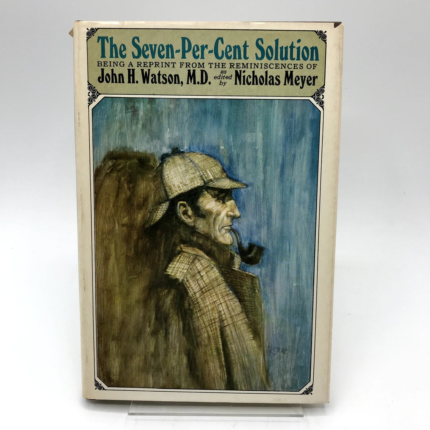 The Seven-Per-Cent Solution Hardcover Mystery Book by John Watson & Meyer 1974
