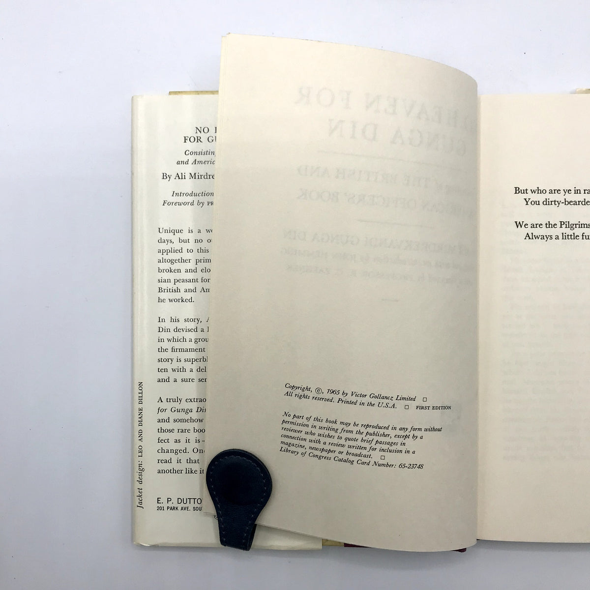 No Heaven For Gunga Din Hardcover Book by Ali Mirdrekvandi Gunga Din 1st Ed 1965