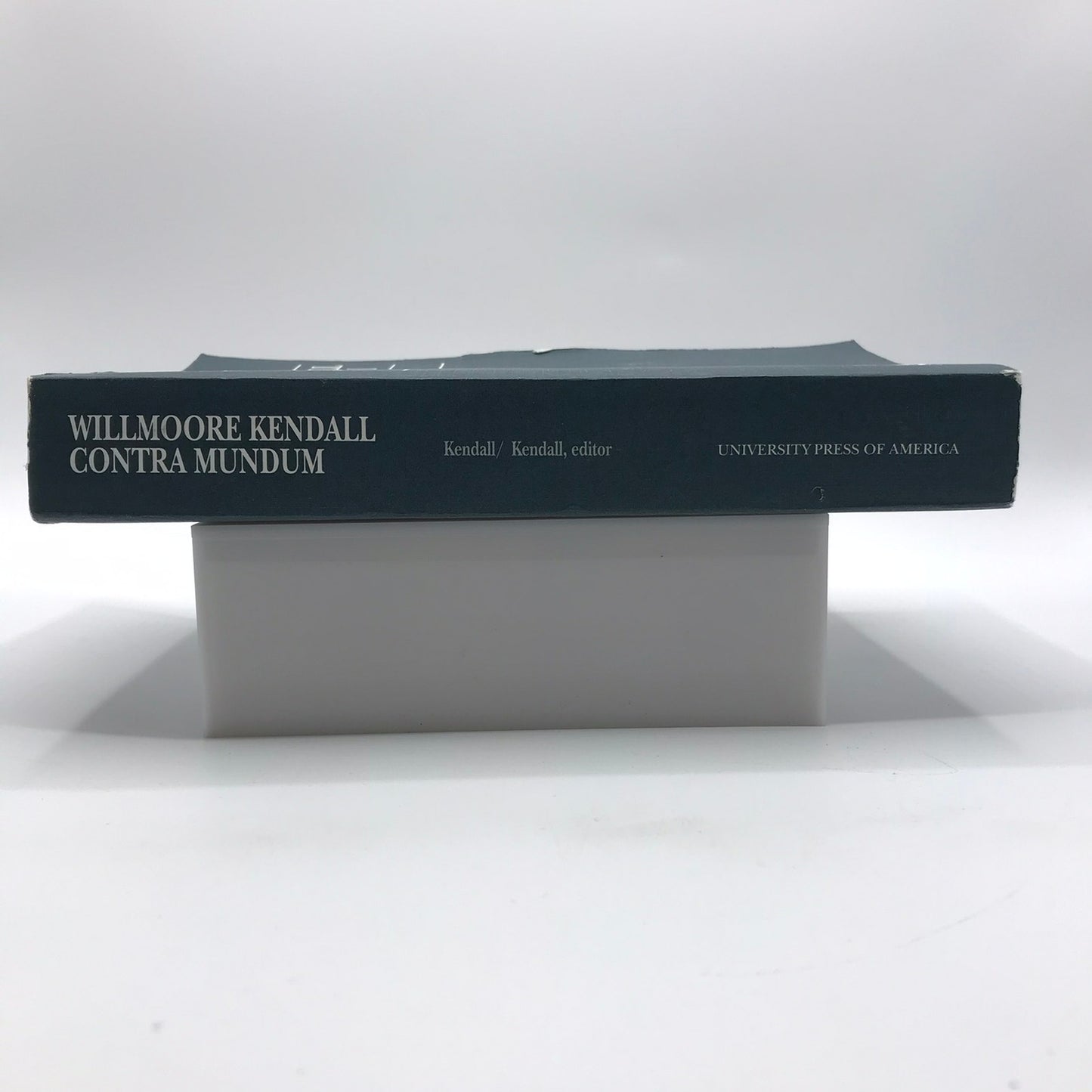 Willmoore Kendall Contra Mundum Signed Paperback Book 1994 History & Theory