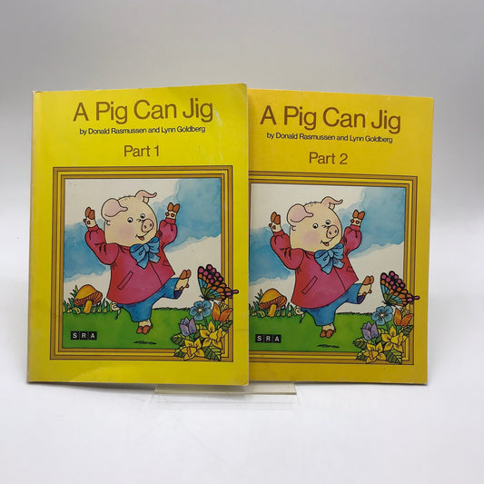 A Pig Can Jig Part 1 and 2 Rasmussen Goldberg Basic Reading Phonics Level A