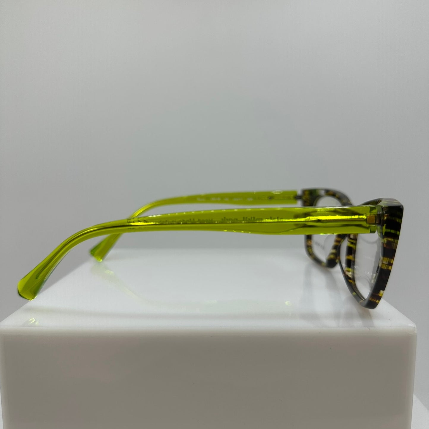 Alain Mikli Baie A03111 008 Savane Brown Green Womens Eyeglass Frames 53-16-145