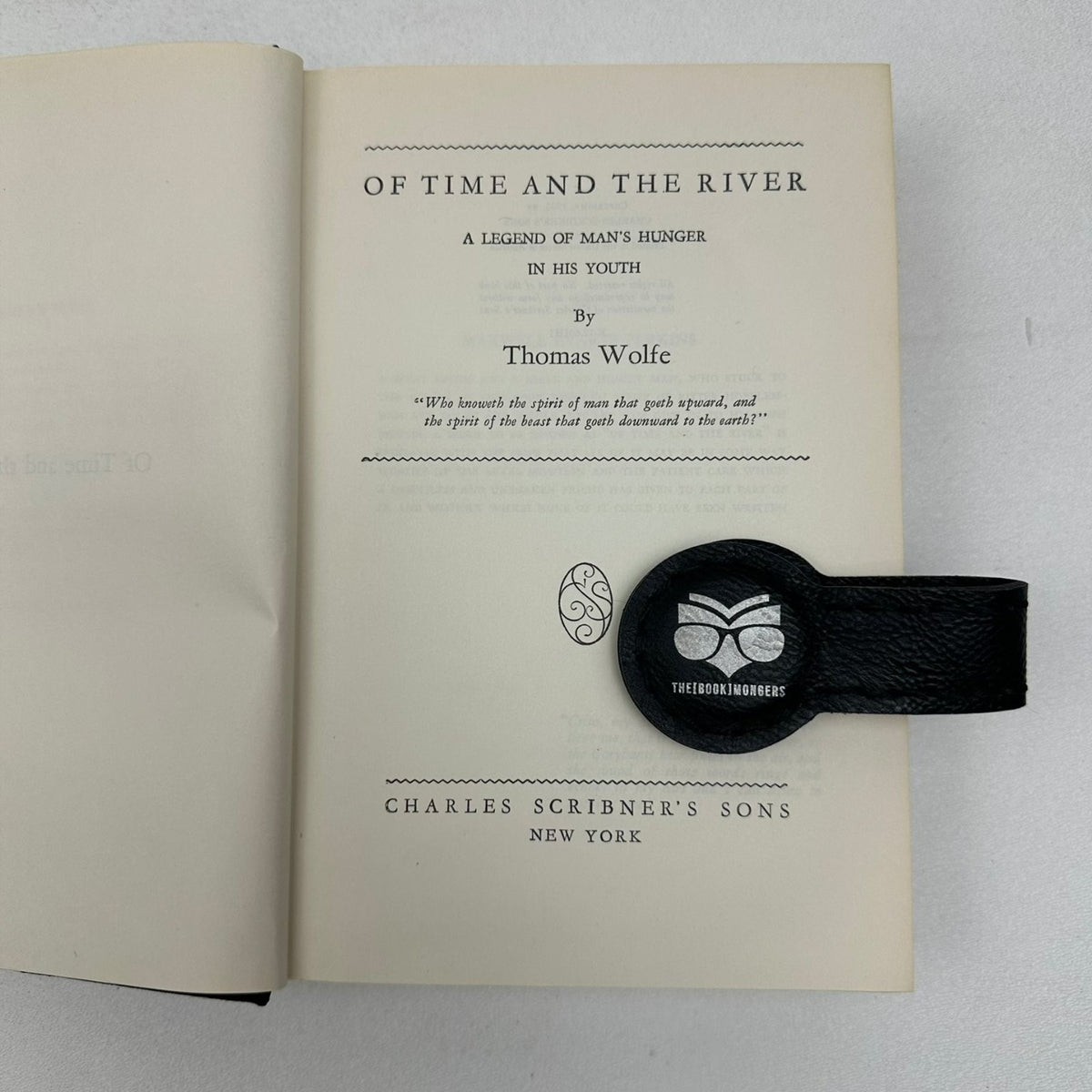 Of Time and the River Thomas Wolfe 1935 Book Club Edition Modern Standard