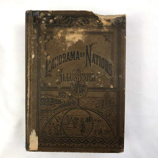 Panorama Of Nations Illustrated Historical Hardcover Book by H G. Cutler 1888