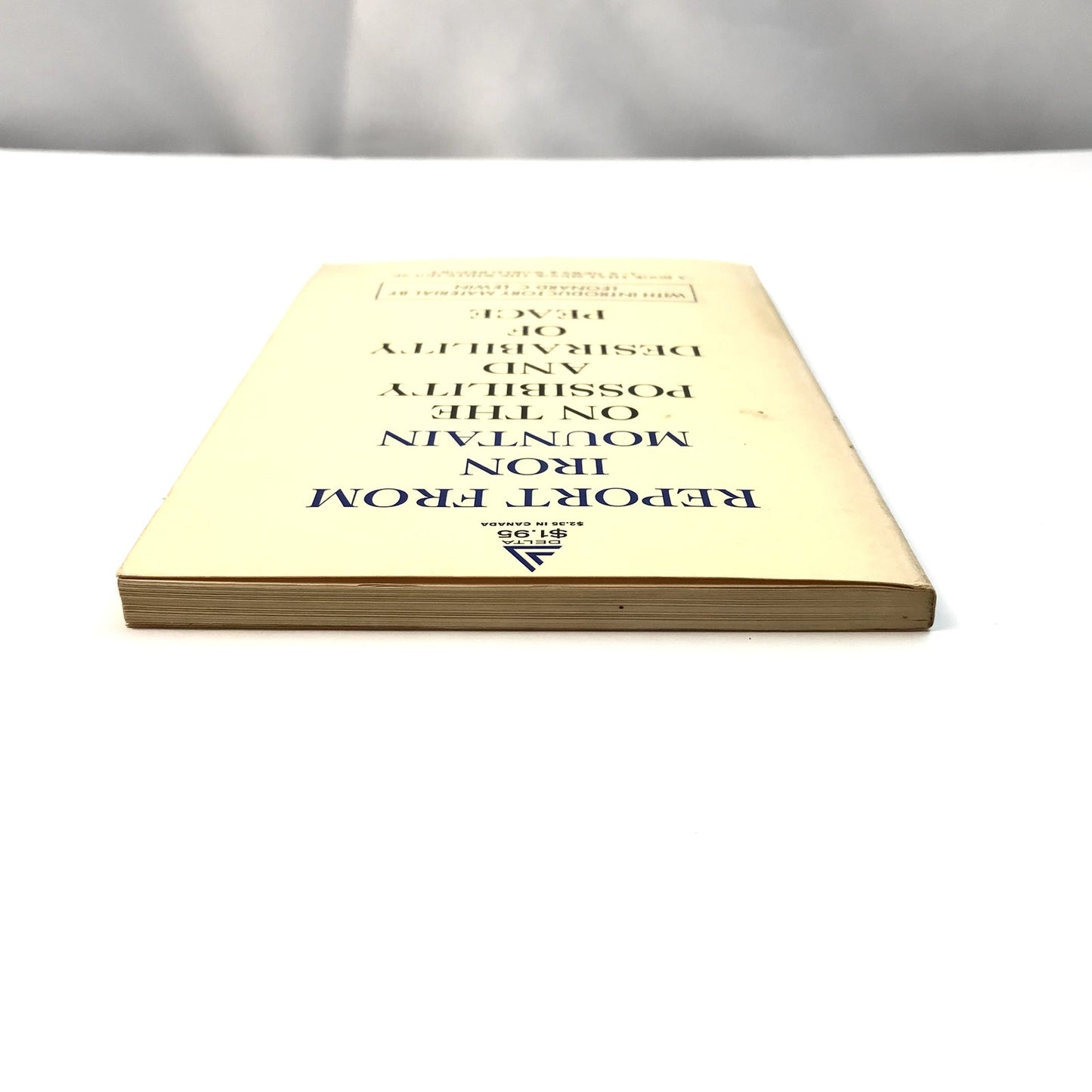 The Report from Iron Mountain Delta Paperback Book Leonard C. Lewin 1967 4th Ed.