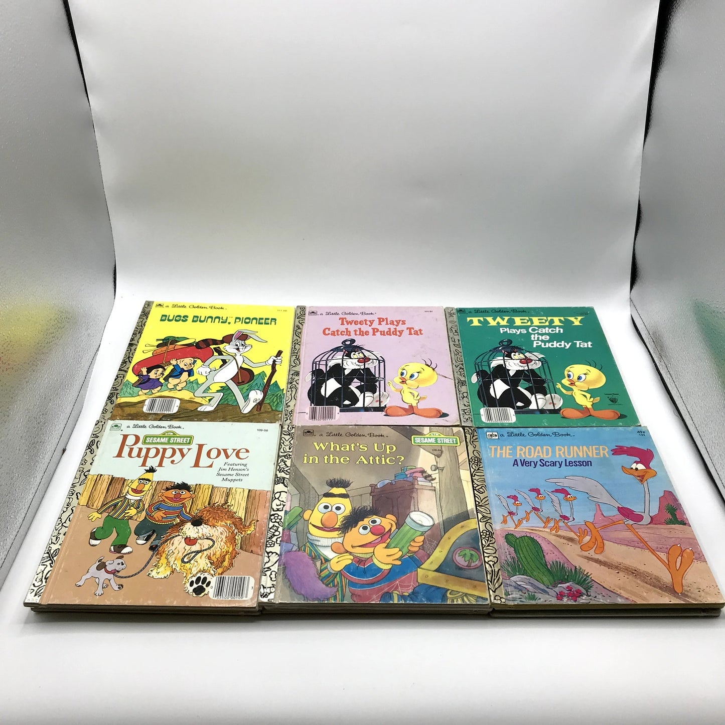 Lot of 24 Little Golden Books Illustrated Children's HCs 1990's w/Sesame Street