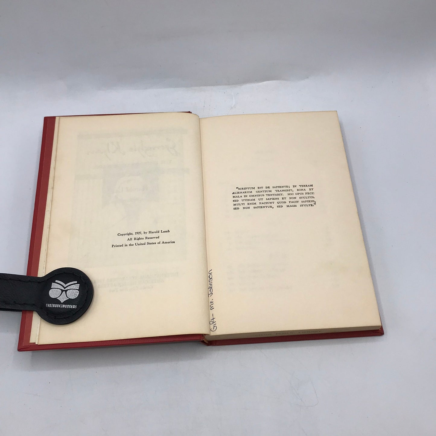 Genghis Khan The Emperor of All Men Harold Lamb Biography History Military 1927