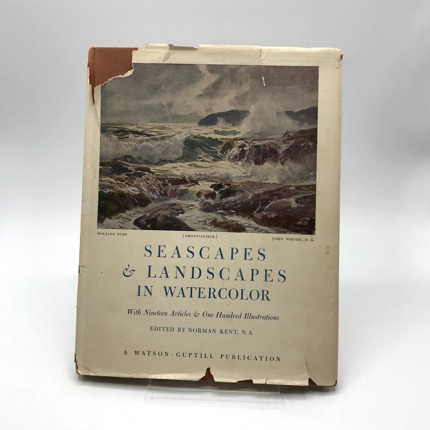 Seascapes & Landscapes in Watercolor Norman Kent Hardcover Illustrated Book 1956
