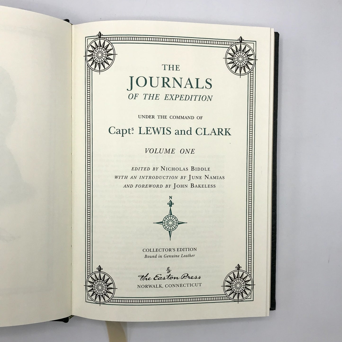The Journals of The Expedition Lewis & Clark Vol 1 Hardcover Collector's Edition