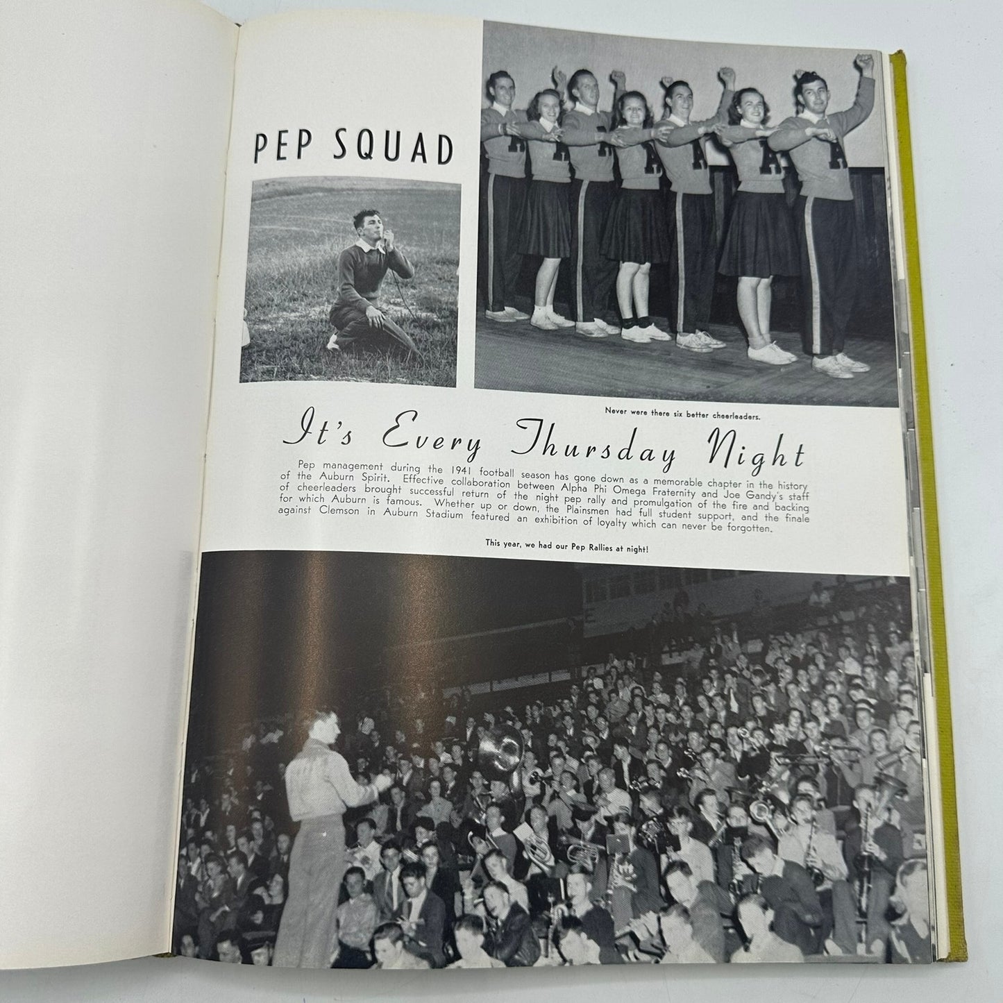 Glomerata 1942 Alabama Polytechnic Institute Auburn University Yearbook History