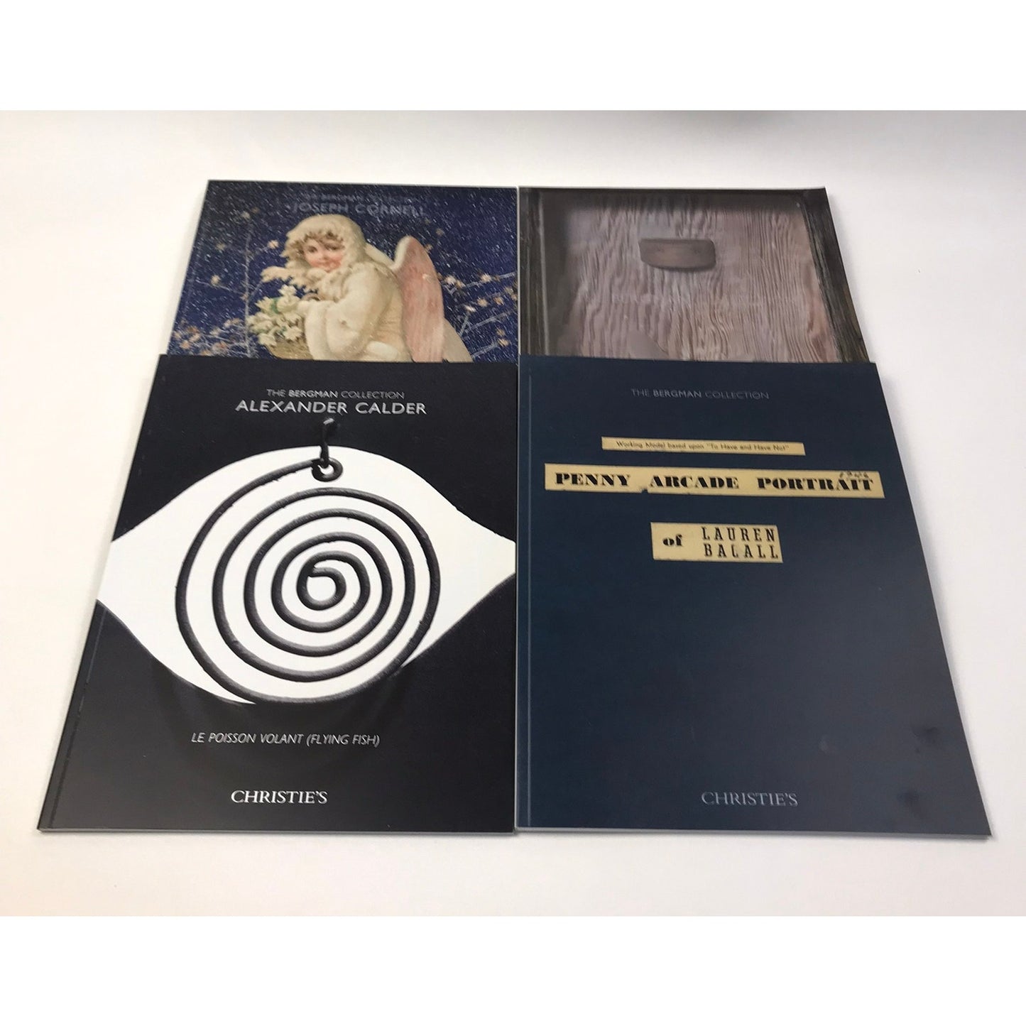 Christies The Bergman Collection Auction Catalogs Lot of 4 Contemporary Modern