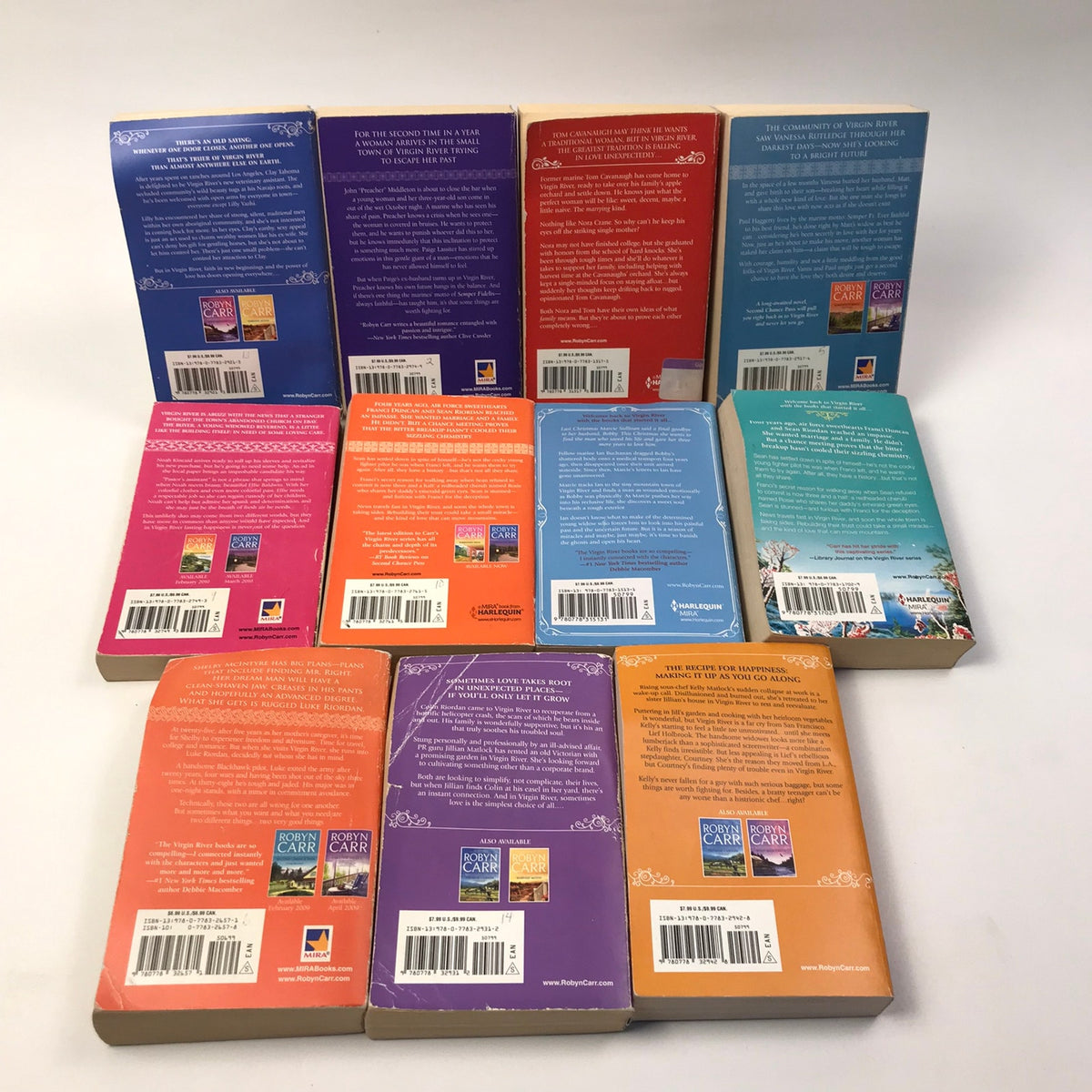 Robyn Carr Virgin River Series Lot of 11 Small Town Romance Adult Novels Women