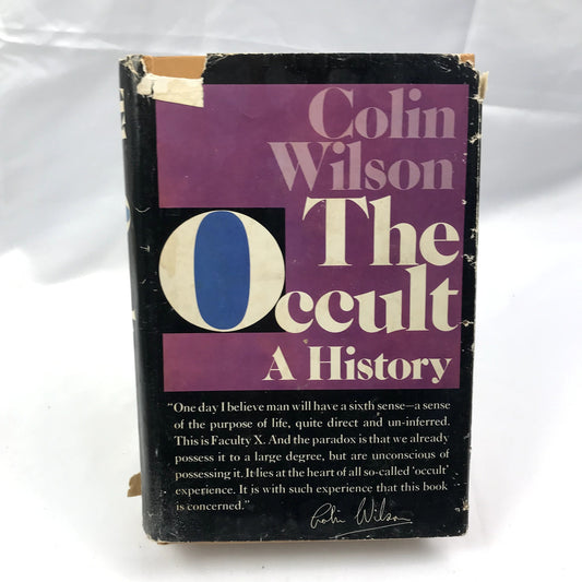 The Occult: A History by Colin Wilson Hardcover Book Dust Jacket Intact 1971