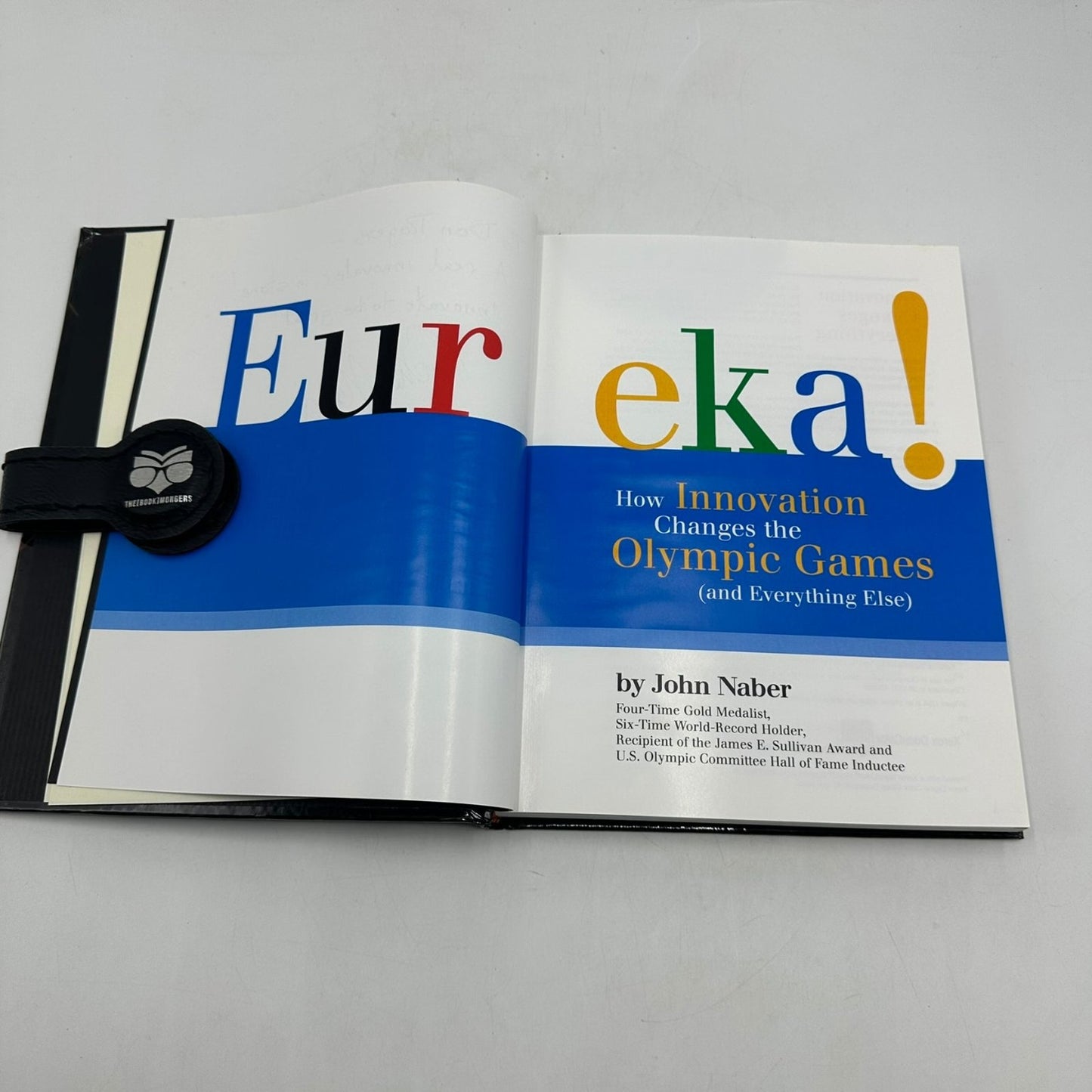 Eureka! John Naber 2004 SIGNED Olympic Games Innovation Xerox Hardcover