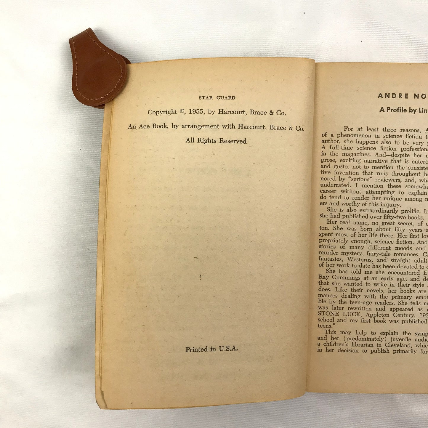 Star Guard by Andre Norton Science Fiction/Fantasy Novel 1955 Paperback Book