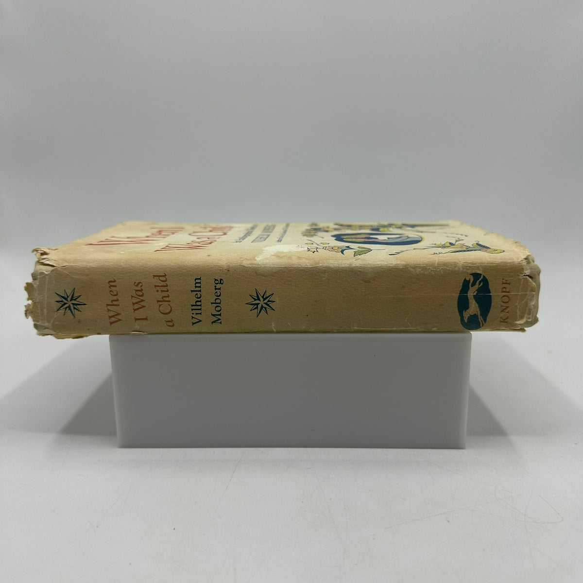 When I Was a Child An Autobiographical Novel Vilhelm Moberg 1st Edition Fiction
