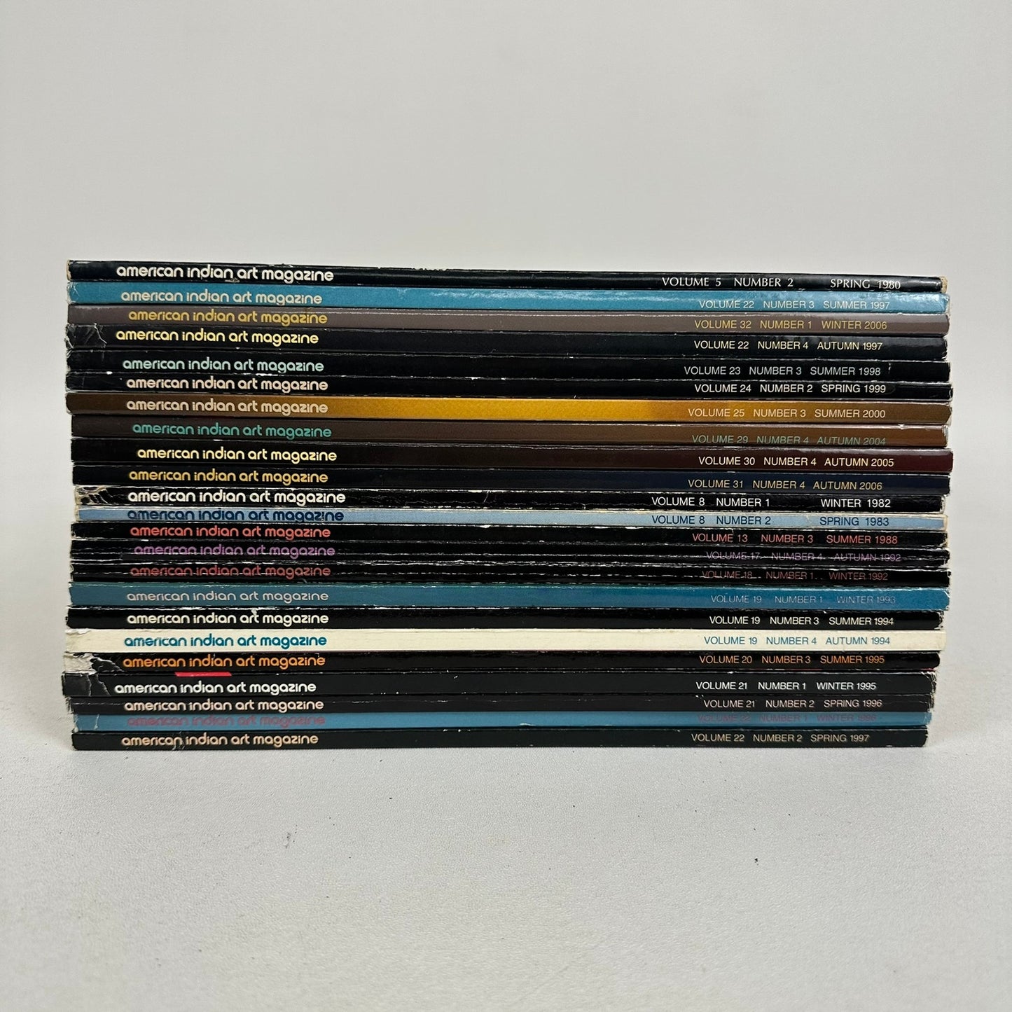 American Indian Art Magazines Lot of 23 History Photography Culture 1980-2006