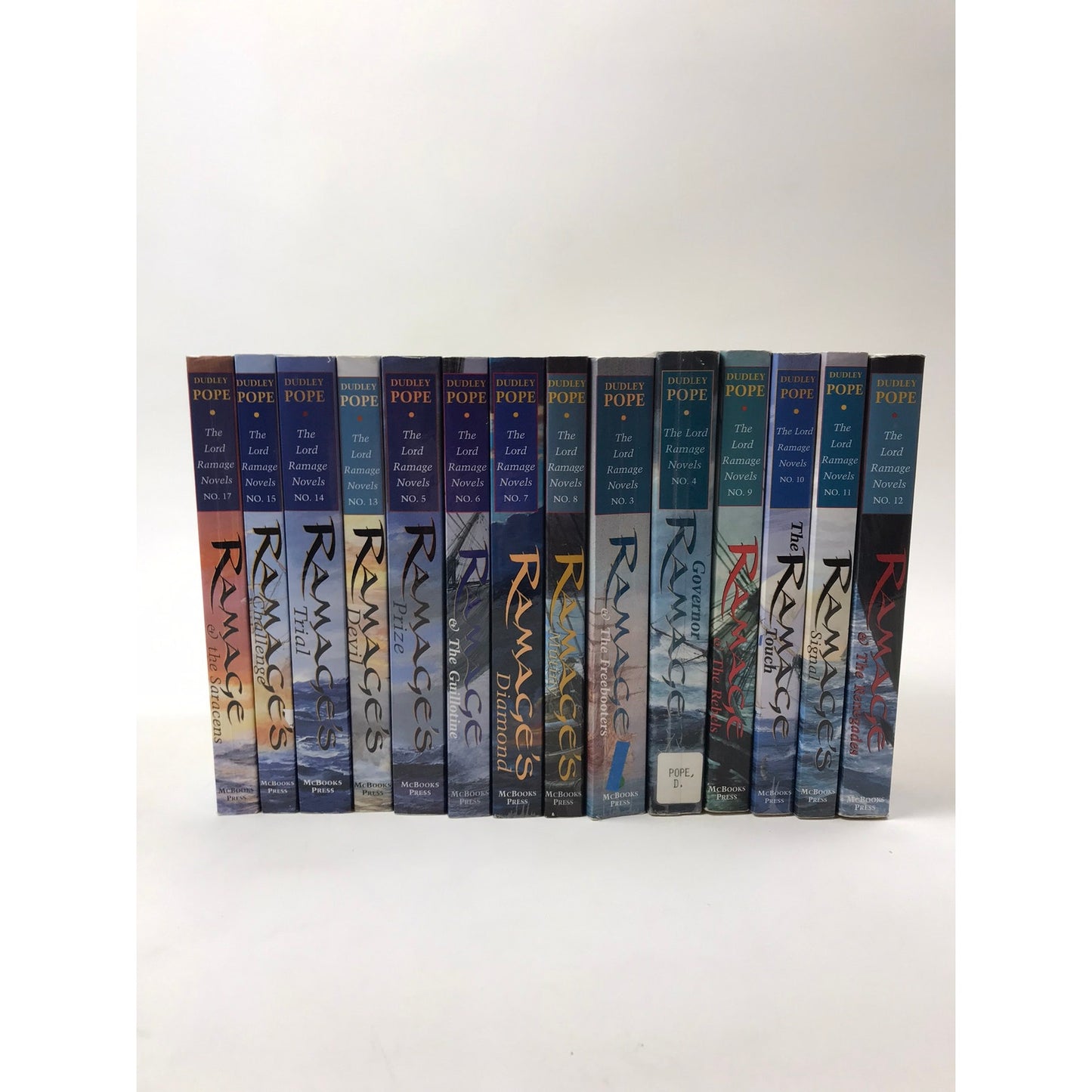 Lord Ramage Series Dudley Pope Lot of 14  Historical Action Adventure Military