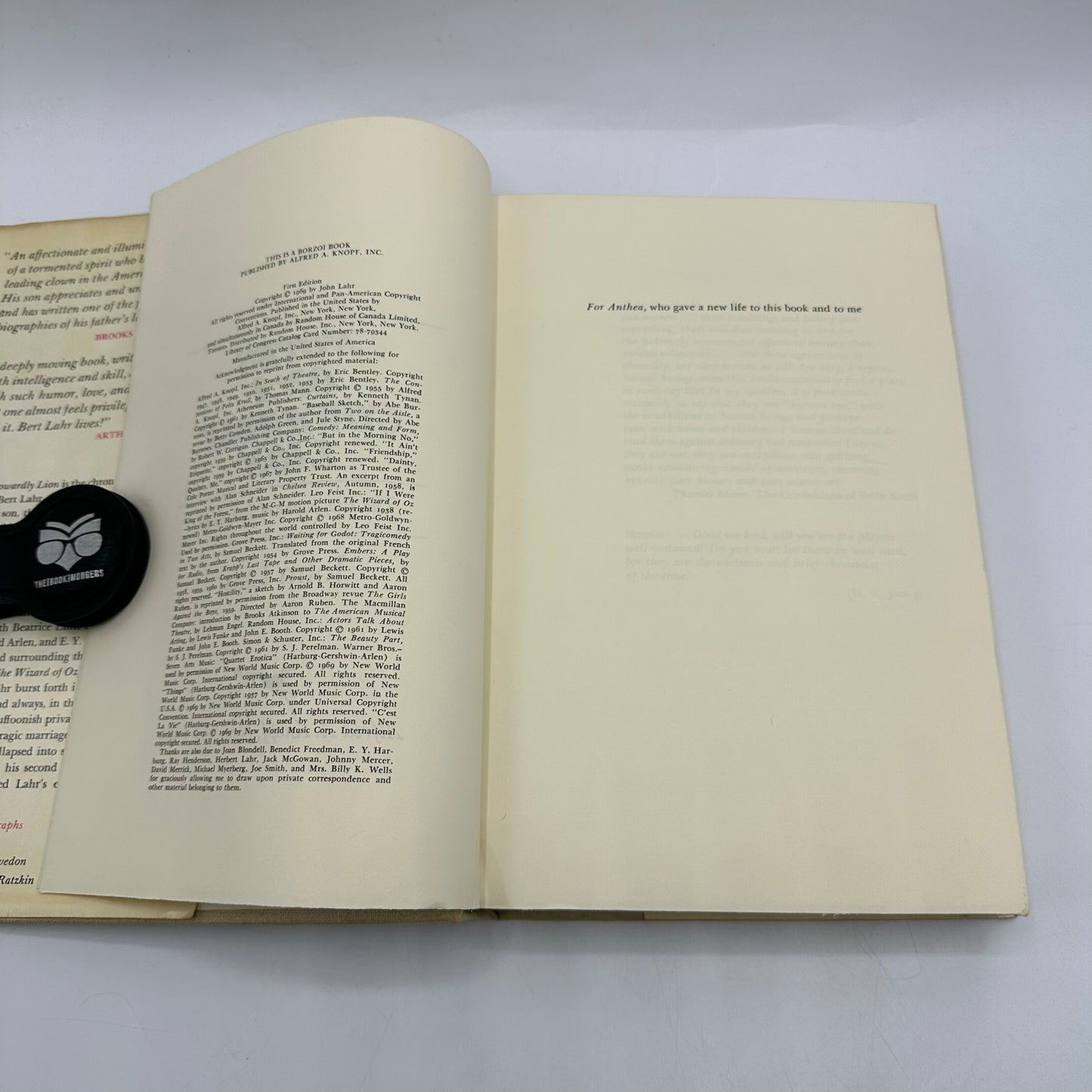 Notes on A Cowardly Lion John Lahr Wizard of Oz Bert Biography Show Business