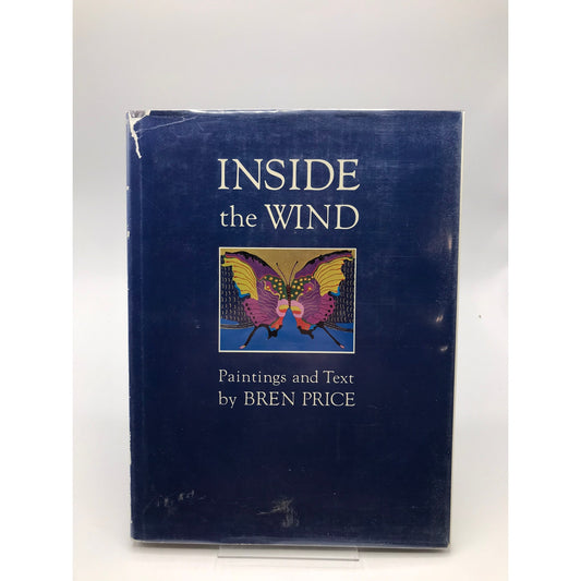 Inside the Wind Bren Price SIGNED Inscribed Nature Poetry Abstract Art Painting