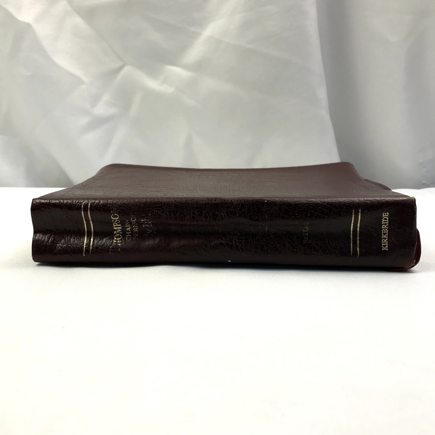 Thompson Chain-Reference Bible B. B. Kirkbride Leather Christian Study Book 1990
