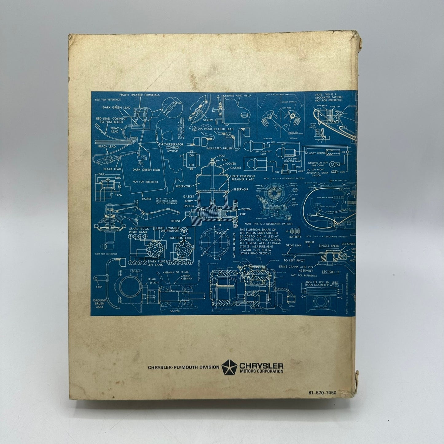 Plymouth OEM Service Manual 1967 Valiant Signet Belvedere Sport Fury Car Repair