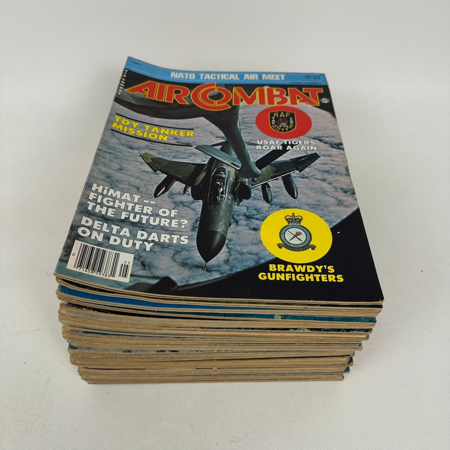 Air Combat Magazines Lot of 35 Issues Military History Air Force Aviation 1970s