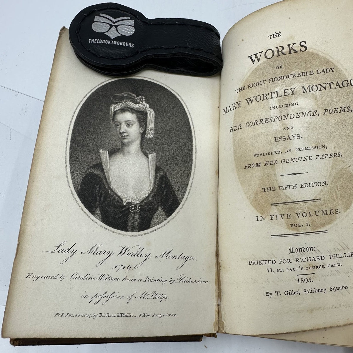 Montagu's Works Lady Mary Wortley Montagu 1805 Fifth Edition Complete 5 Volumes