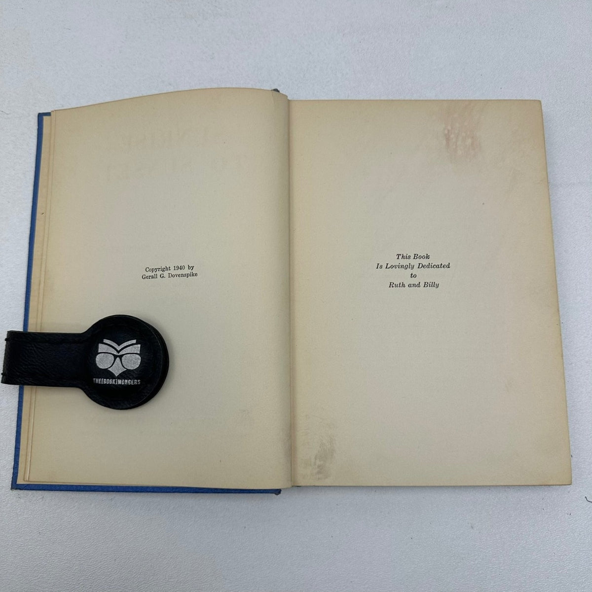 Sunrise to Sunset Gerald G. Dovenspike 1940 First Edition Signed Hardcover