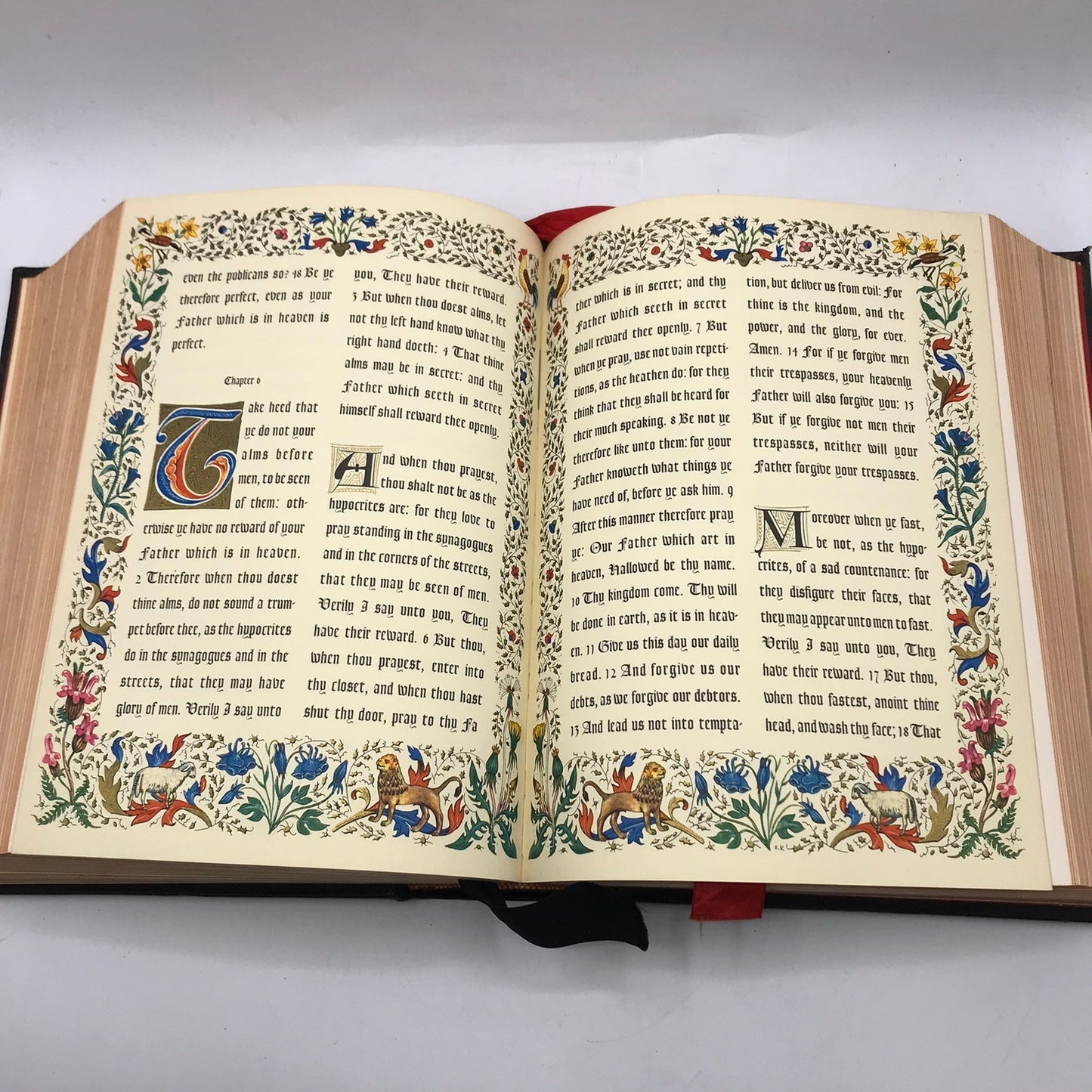 The Holy Bible Rembrandt Edition Authorized King James Version Christian Faith