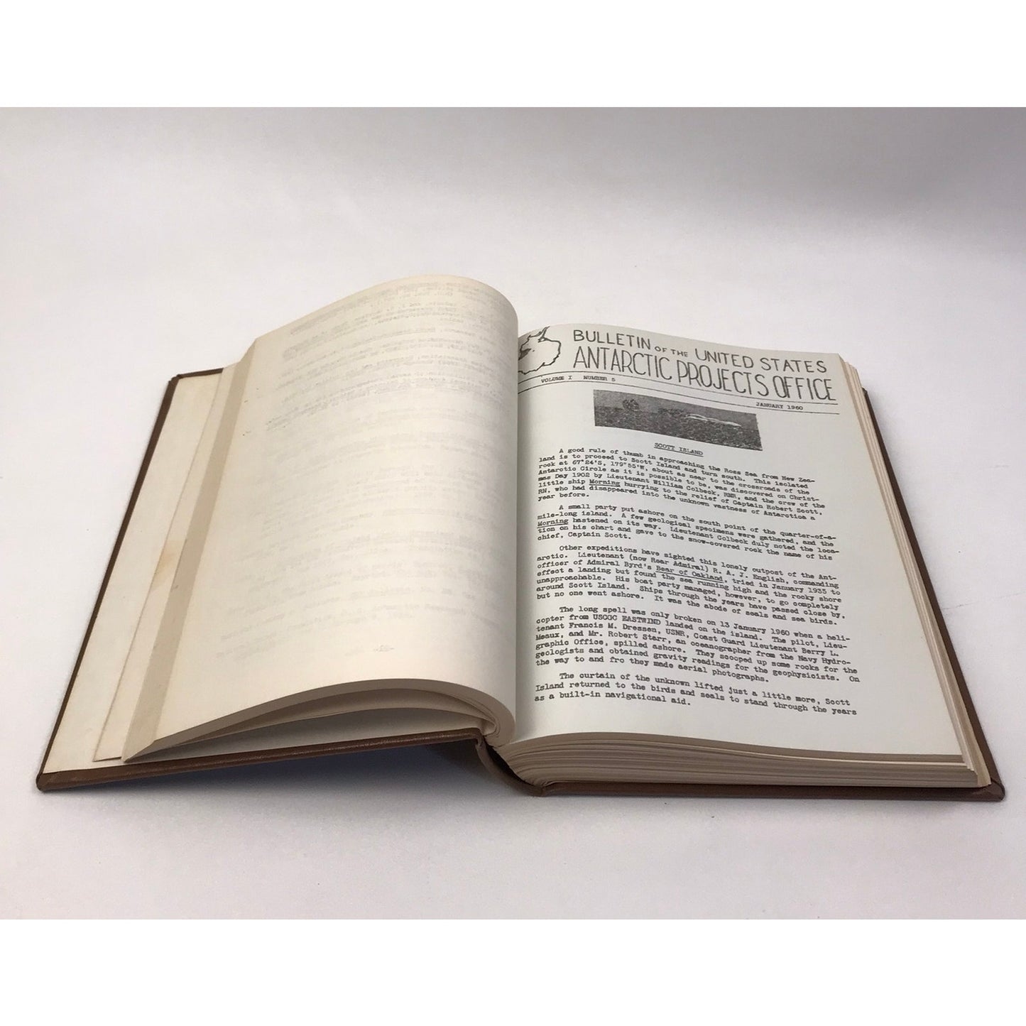 Bound Bulletin of the United States Antarctic Projects Exploration David M Tyree