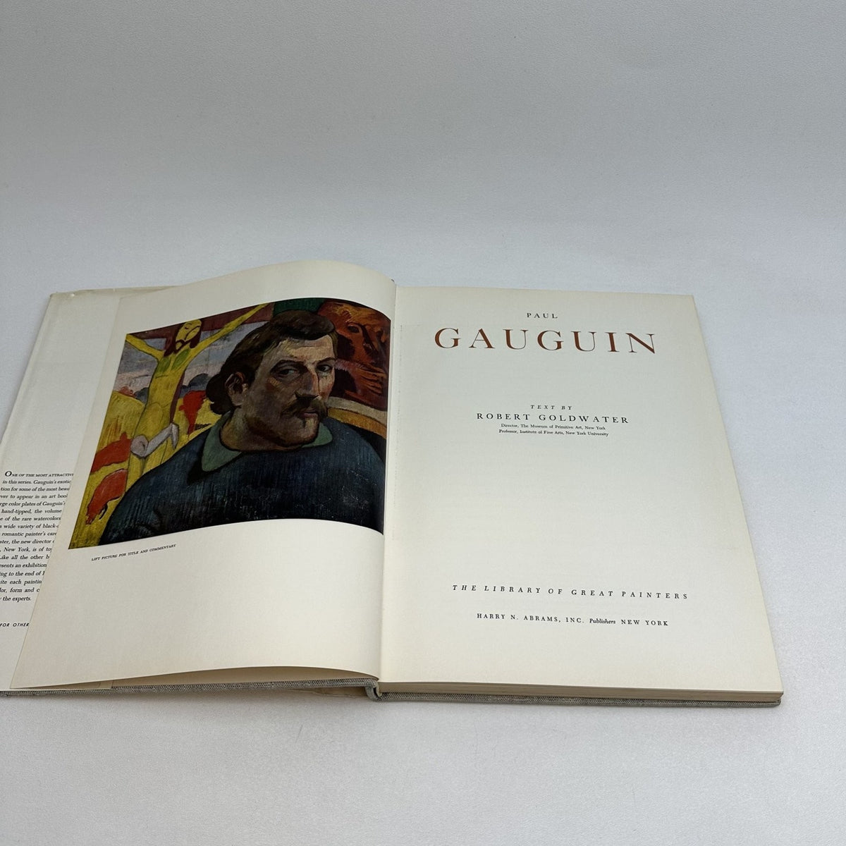 Gauguin Robert Goldwater 1957 Art Monograph Abrams Illustrated