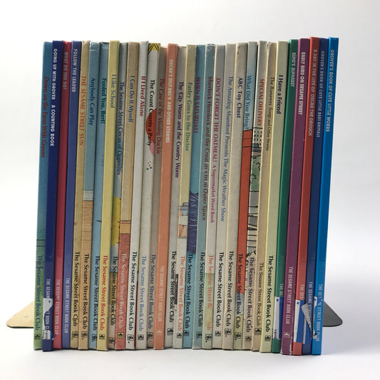 Sesame Street Book Club Lot of 30 Bert Ernie Grover Big Bird Childrens Stories