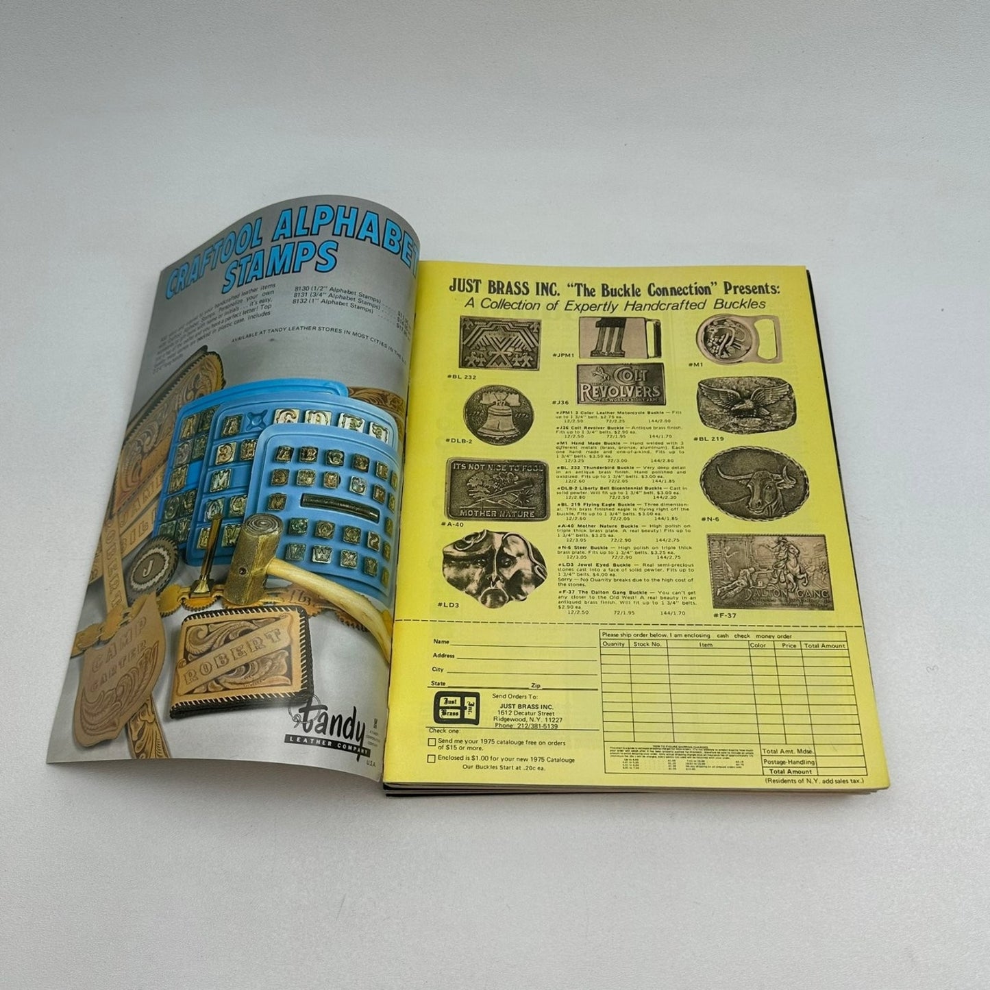 Make It with Leather Magazine April-May 1975 Tandy Leather Craftsman Vintage