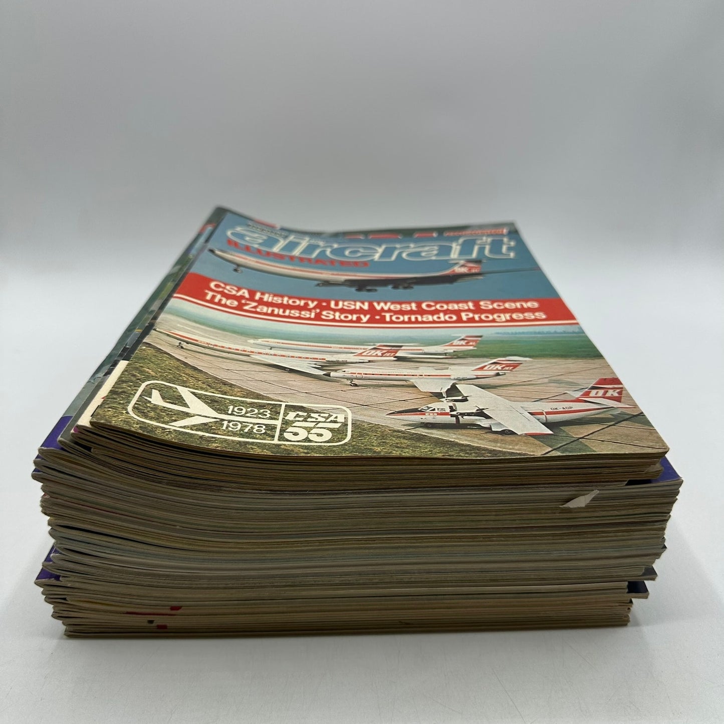 Aircraft Illustrated Magazines Lot of 27 Military Aviation History Technology