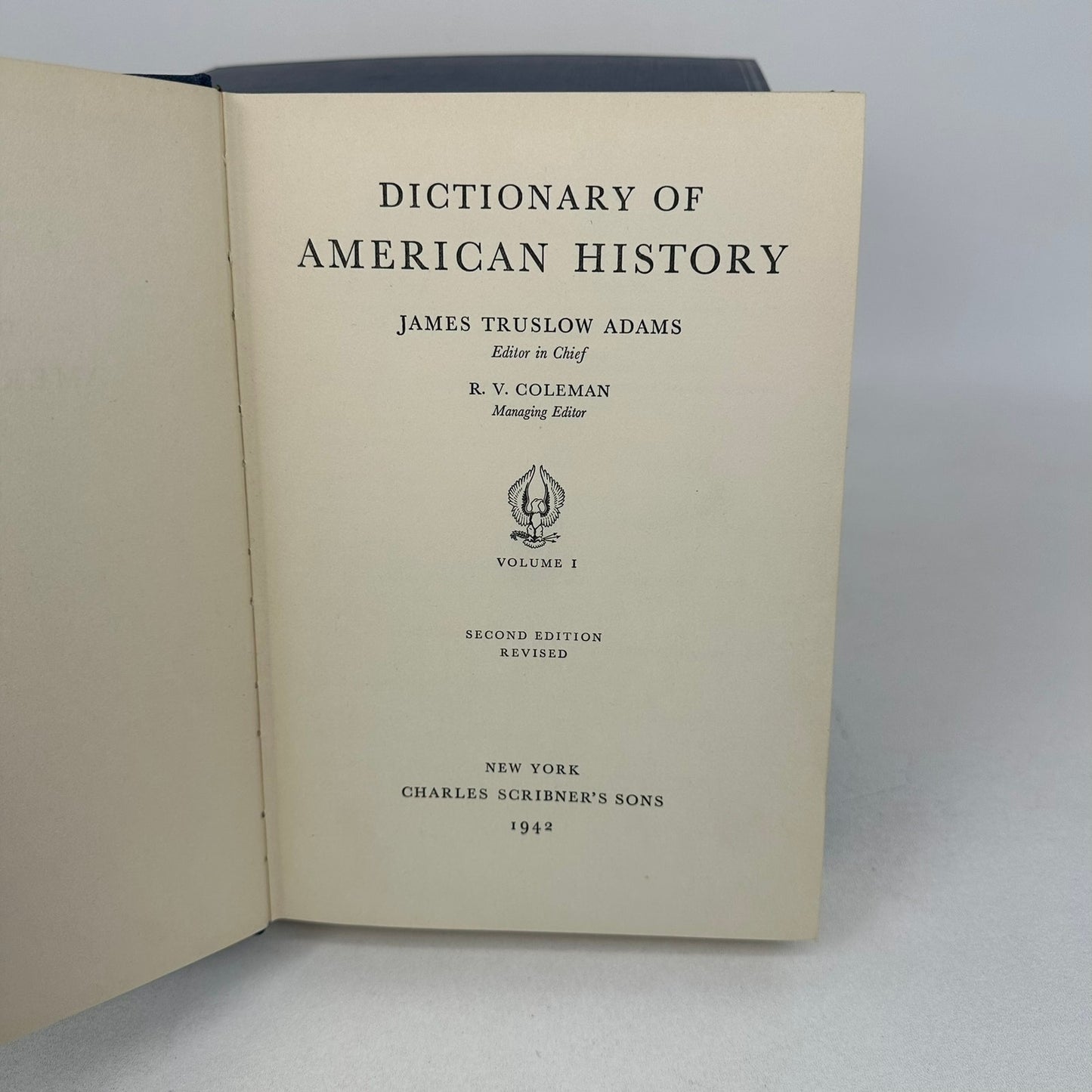 Dictionary of American History 6 Volumes Historical Comprehensive Reference 1942