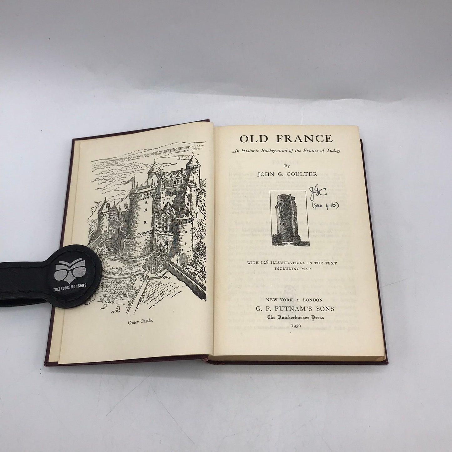 Old France An Historic Background SIGNED John G Coulter History Exploration 1930