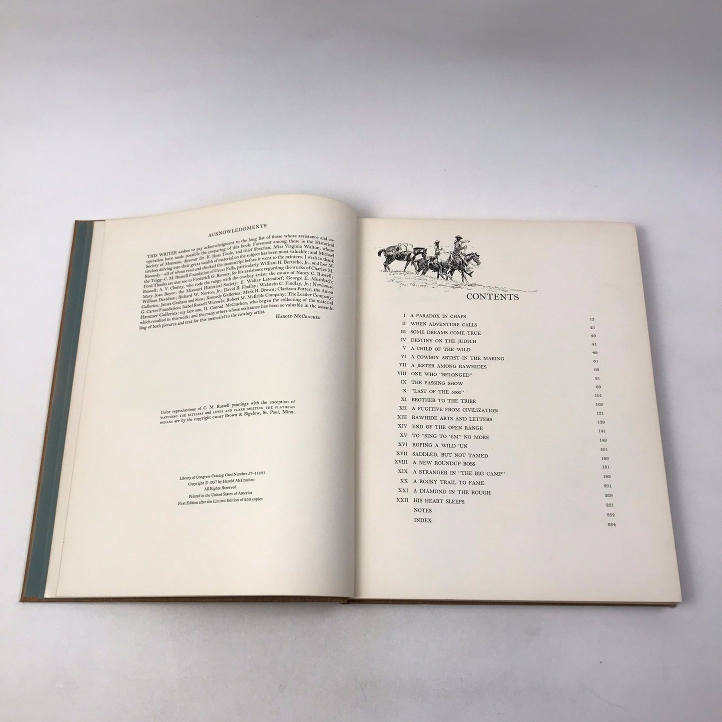 The Charles M Russell Book Life and Work of The Cowboy Artist Harold McCracken