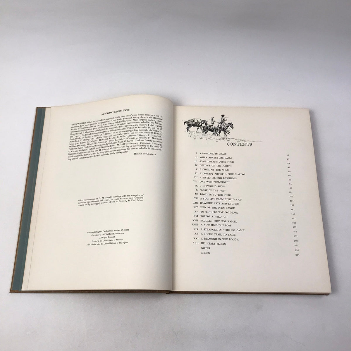 The Charles M Russell Book Life and Work of The Cowboy Artist Harold McCracken