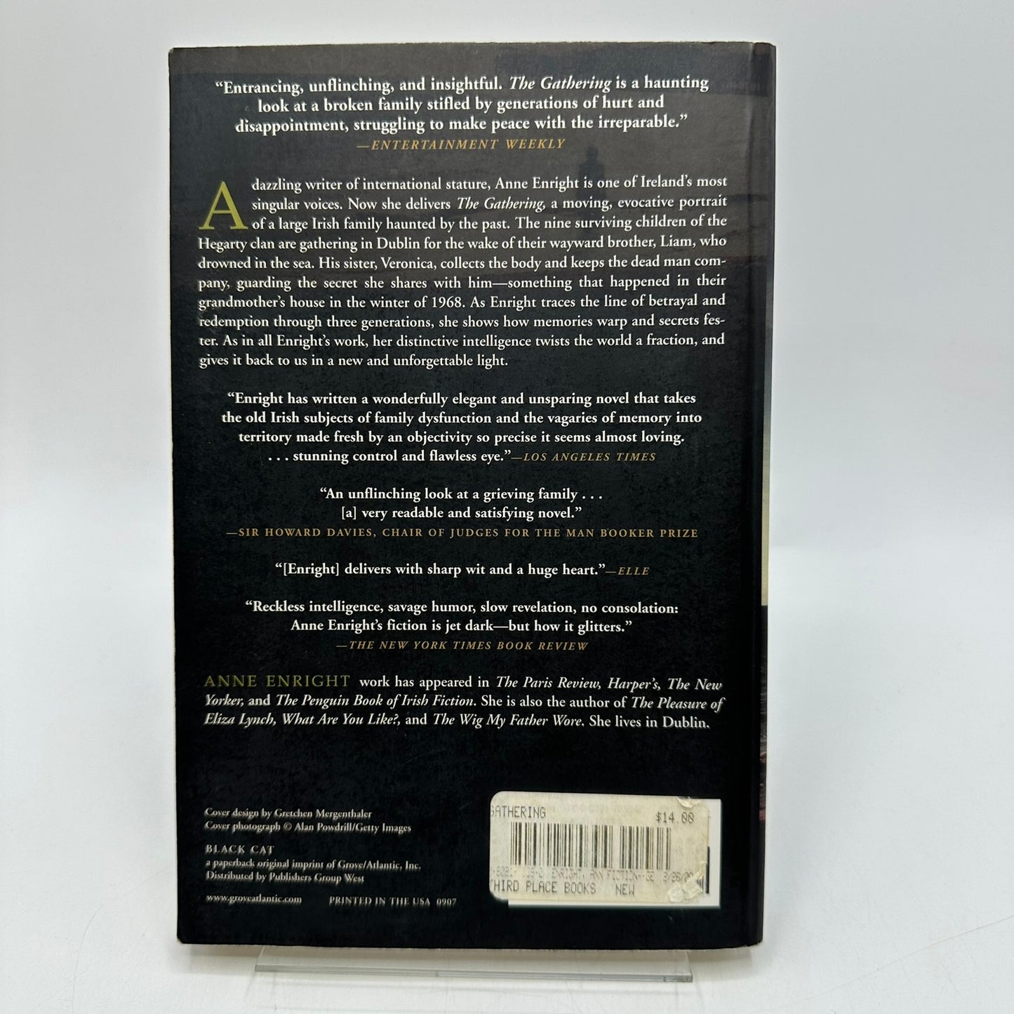 The Gathering Anne Enright SIGNED Irish Literature Contemporary Domestic Fiction