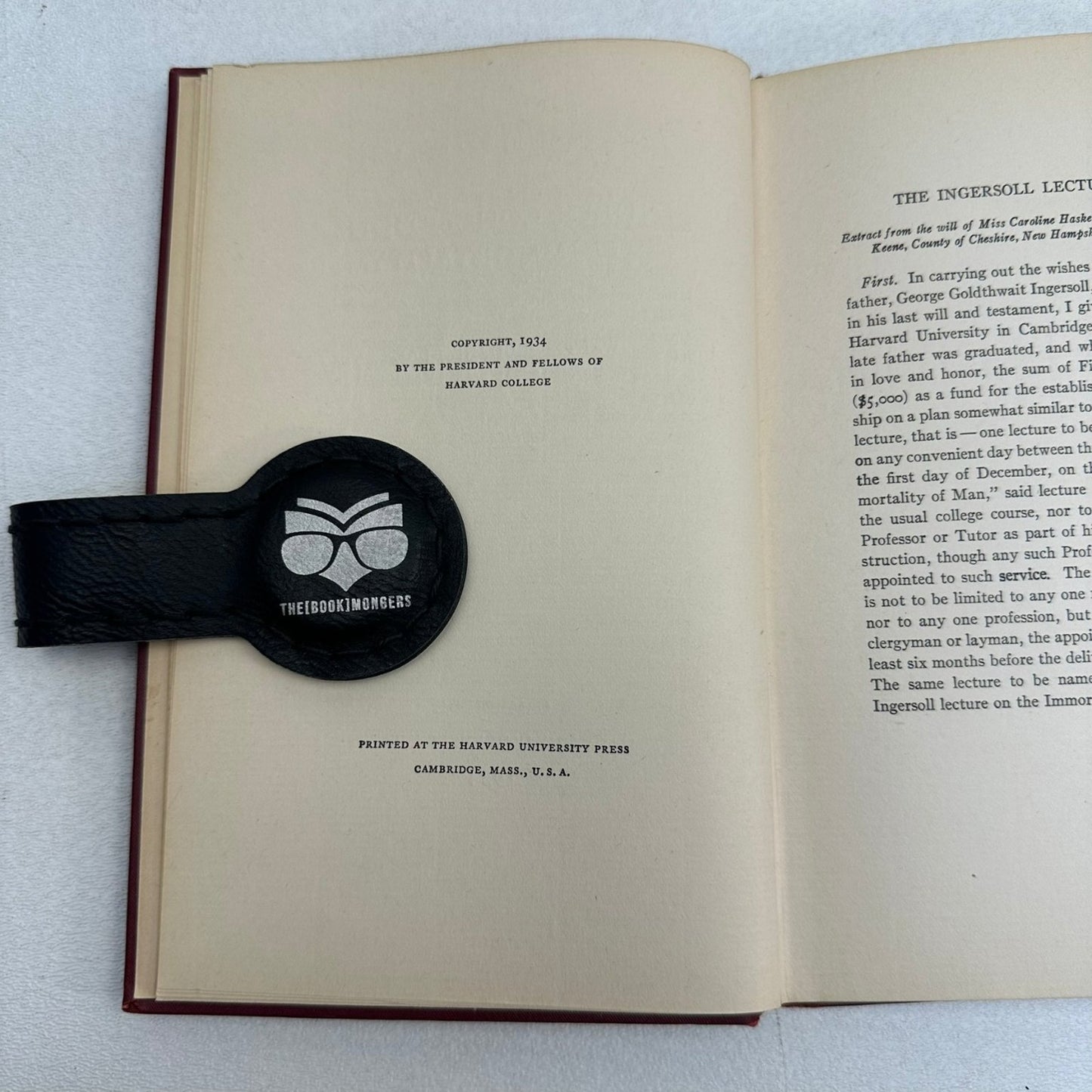 Indian Conceptions of Immortality Clarke 1934 Ingersoll Lecture Harvard Press