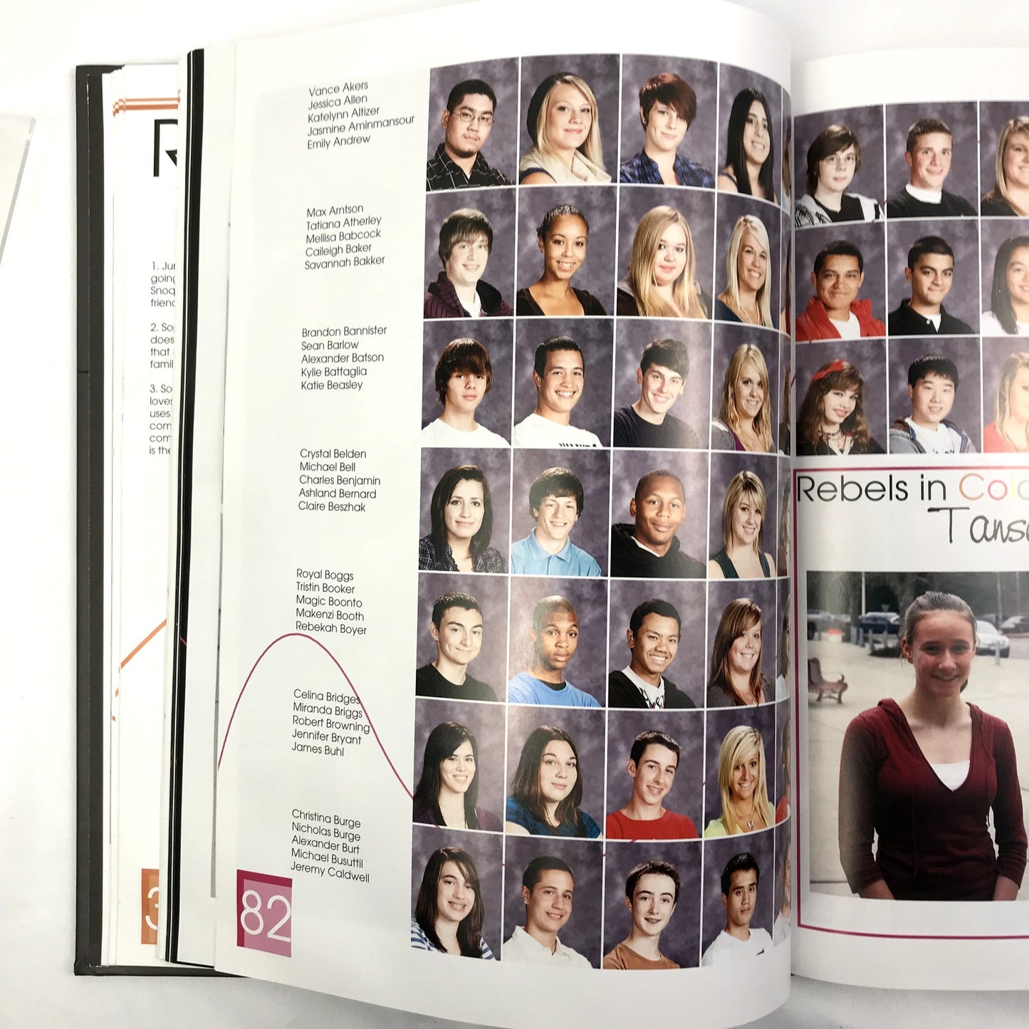 Rebels in Color 2010 Juanita High School Yearbook Kirkland, WA Retrospect Vol 39