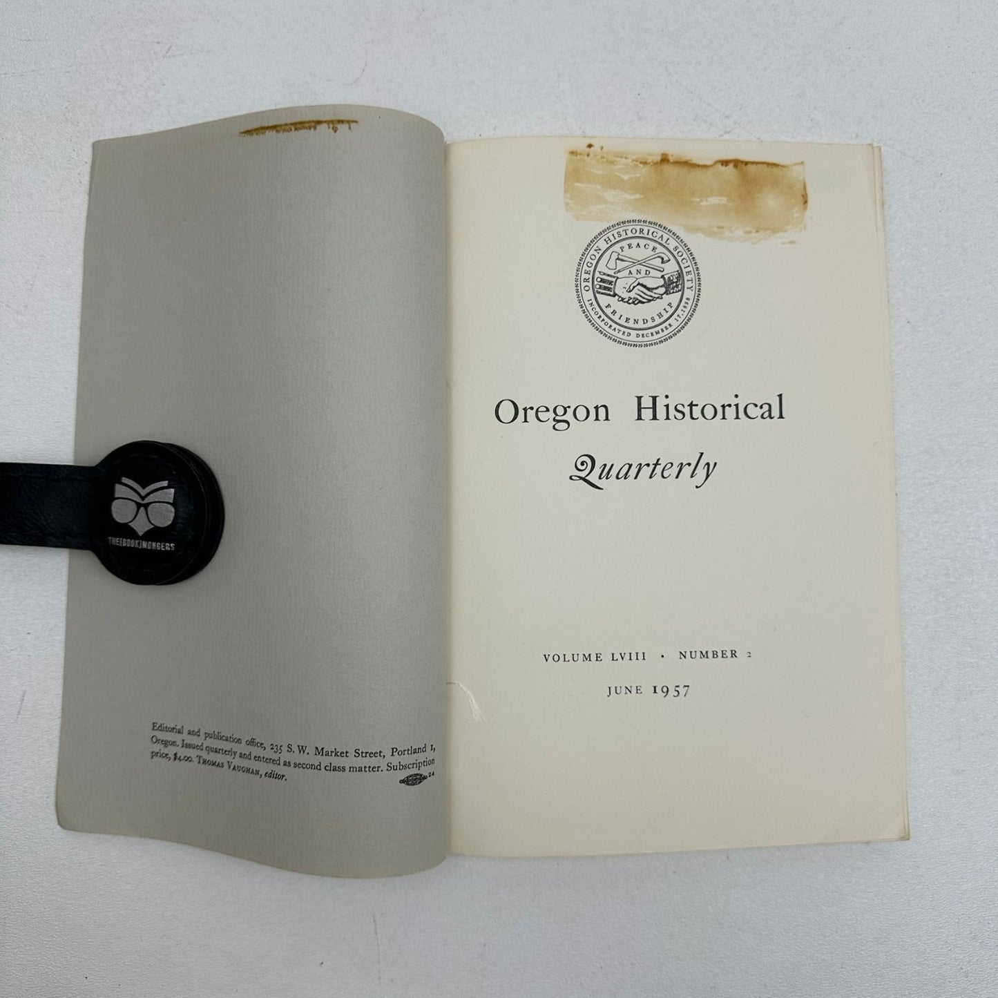 Oregon Historical Quarterly 1955-1965 34 Volumes Regional History Periodical