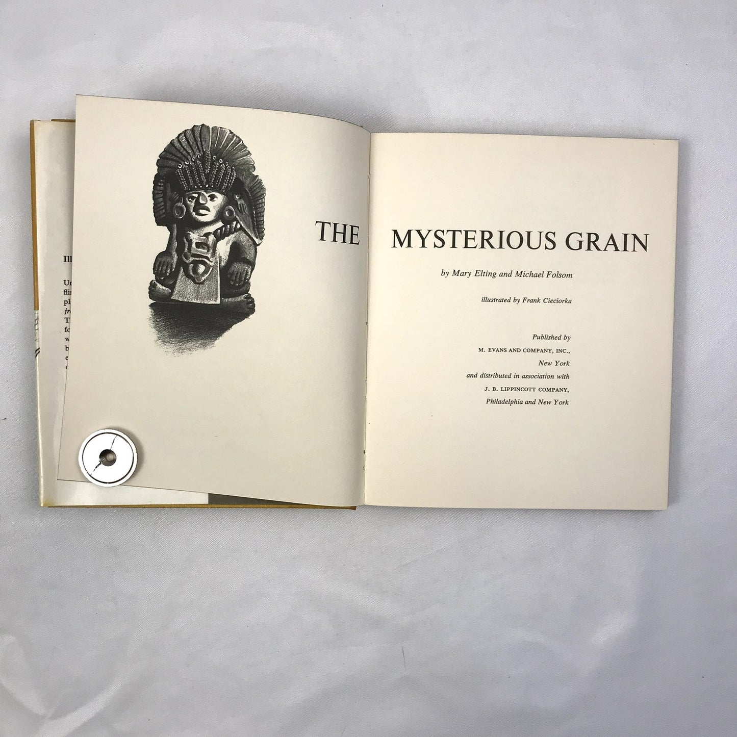Mysterious Grain Hardcover Illustrated Book Mary Elting & Michael Folsom 1967